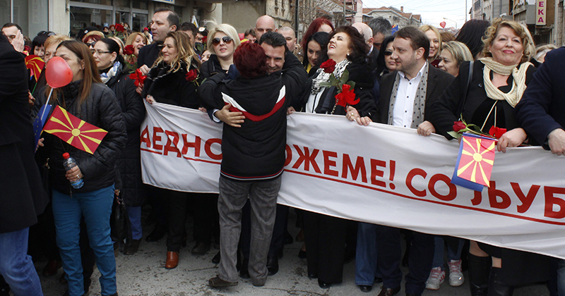 СЕКОЈА ОД ВАС Е ЧЕЛИЧНА ЛЕДИ – ЗАЕВ ЈА ЦИТИРАШЕ МАРГАРЕТ ТАЧЕР НА ОСМОМАРТОВСКИОТ МАРШ ВО КУМАНОВО