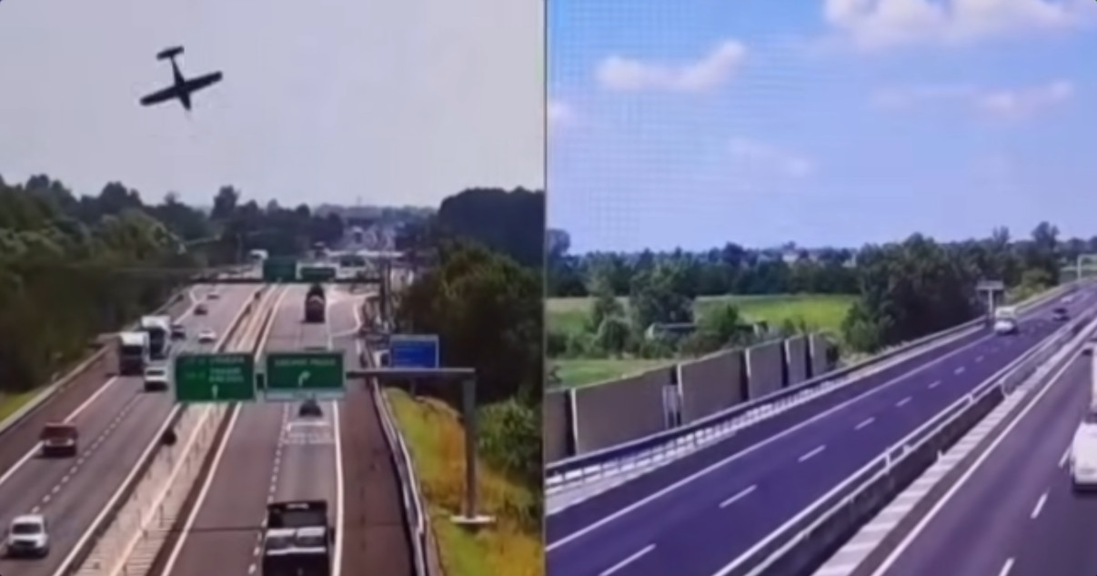 МАЛ АВИОН ПАДНА СРЕДЕ АВТОПАТ ВО ИТАЛИЈА, ДВАЈЦА ЗАГИНАТИ