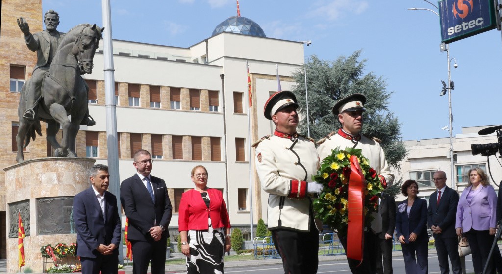 ДОЛЖНОСТ НИ Е ДА ЈА НАПРАВИМЕ МАКЕДОНИЈА ПРАВЕДНА, БЕЗБЕДНА И ПРОСПЕРИТЕТНА, РЕЧЕ МИЦКОСКИ НА ОДБЕЛЕЖУВАЊЕТО НА 2 АВГУСТ ВО СКОПЈЕ