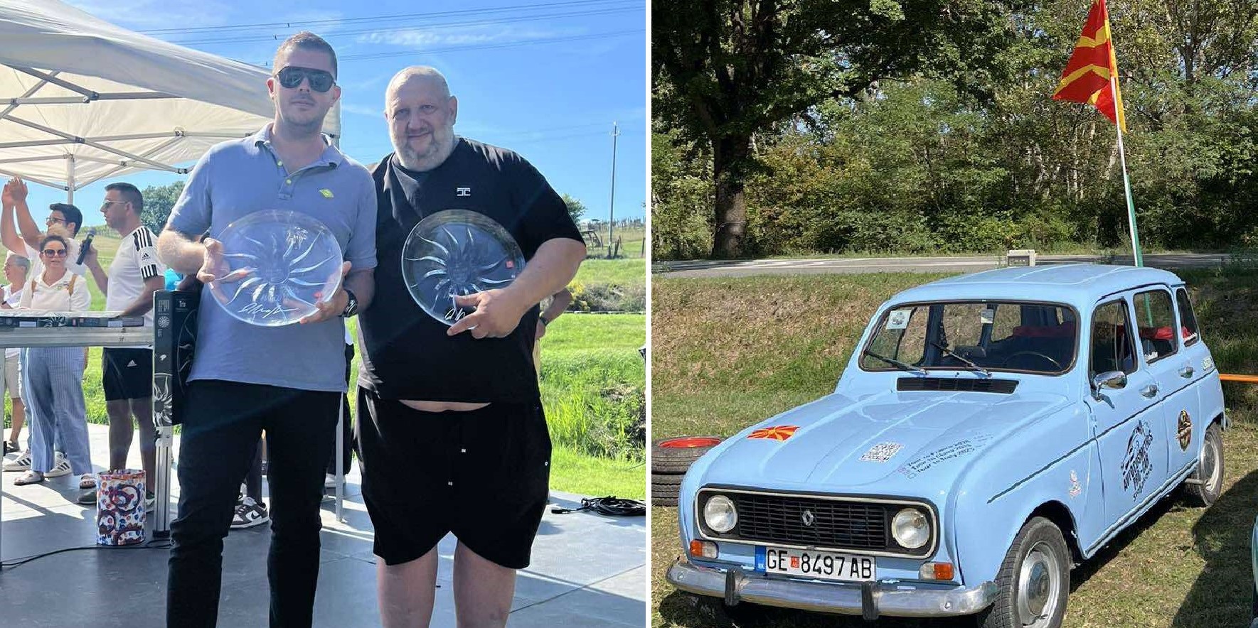 ЛЕГЕНДАРНОТО „РЕНО 4“ НА ШУКЛЕВ И НИКОЛОВ ОД СТОЈАКОВО НАГРАДЕНО НА ФЕСТИВАЛ ВО ТОСКАНА