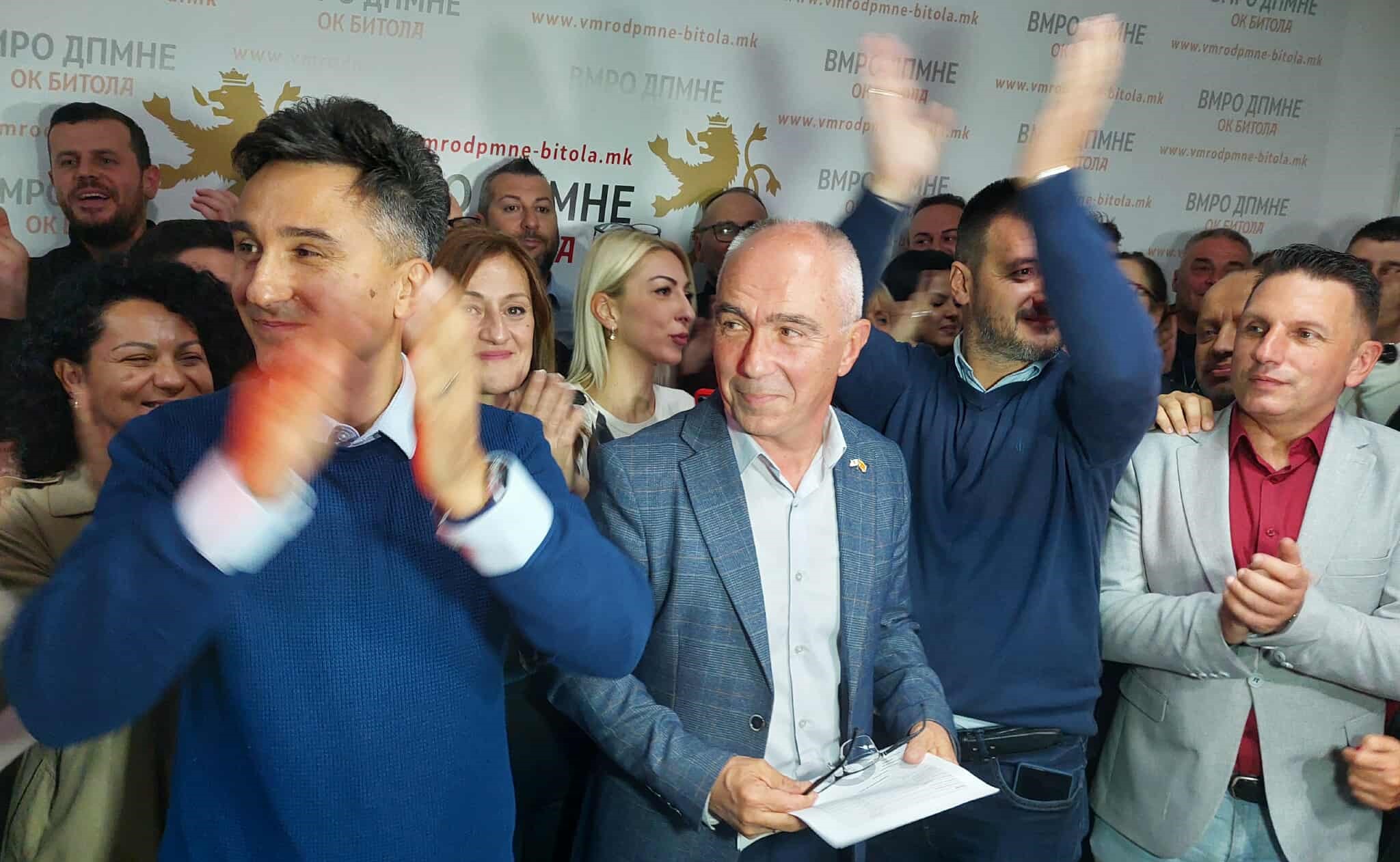 КОЊАНОВСКИ ПОБЕДИ ВО ПРВ КРУГ ЗА ГРАДОНАЧАЛНИК НА БИТОЛА, ВМРО-ДПМНЕ СЛАВИ