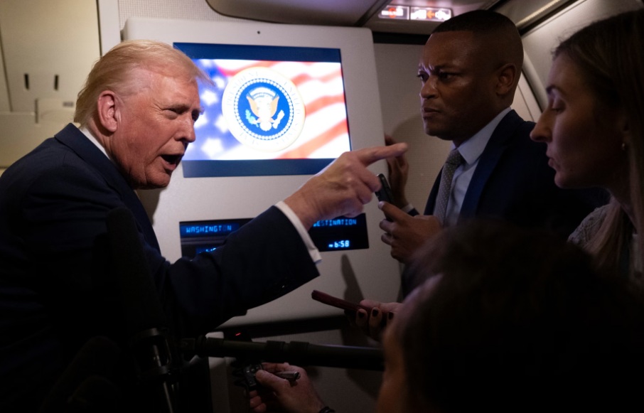 ТРАМП Е МНОГУ ИСКРЕН ЧОВЕК, РЕЧЕ БЕЛАТА КУЌА ОТКАКО ТОЈ ЗА ЕДНА НОВИНАРКА КАЖА ДЕКА Е СВИЊА