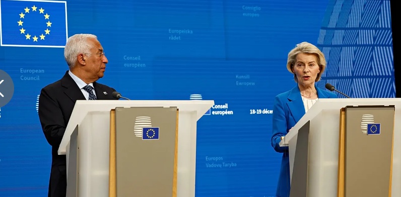 ЕУ ЌЕ ОБЕЗБЕДИ 90 МИЛИЈАРДИ ЕВРА ЗА УКРАИНА БЕЗ ДА ГИ КОРИСТИ ЗАМРЗНАТИТЕ РУСКИ СРЕДСТВА