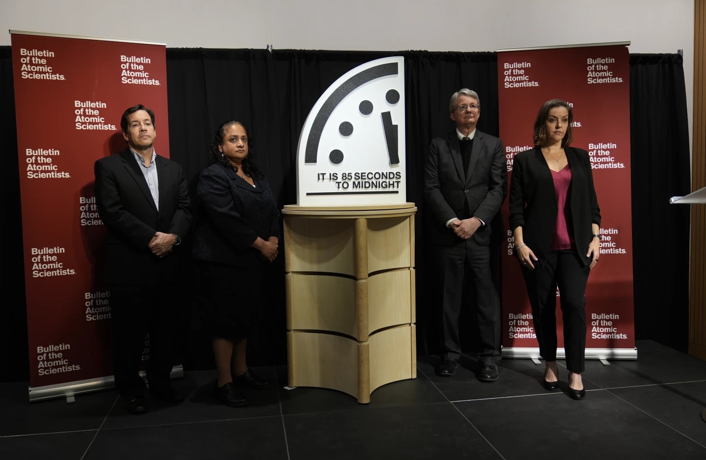 „ЧАСОВНИКОТ НА СУДНИОТ ДЕН“ ПОМЕСТЕН НА 85 СЕКУНДИ ДО ПОЛНОЌ, НАЈБЛИСКУ ДОСЕГА „ЧАСОВНИКОТ НА СУДНИОТ ДЕН“ ПОМЕСТЕН НА 85 СЕКУНДИ ДО ПОЛНОЌ, НАЈБЛИСКУ ДОСЕГА