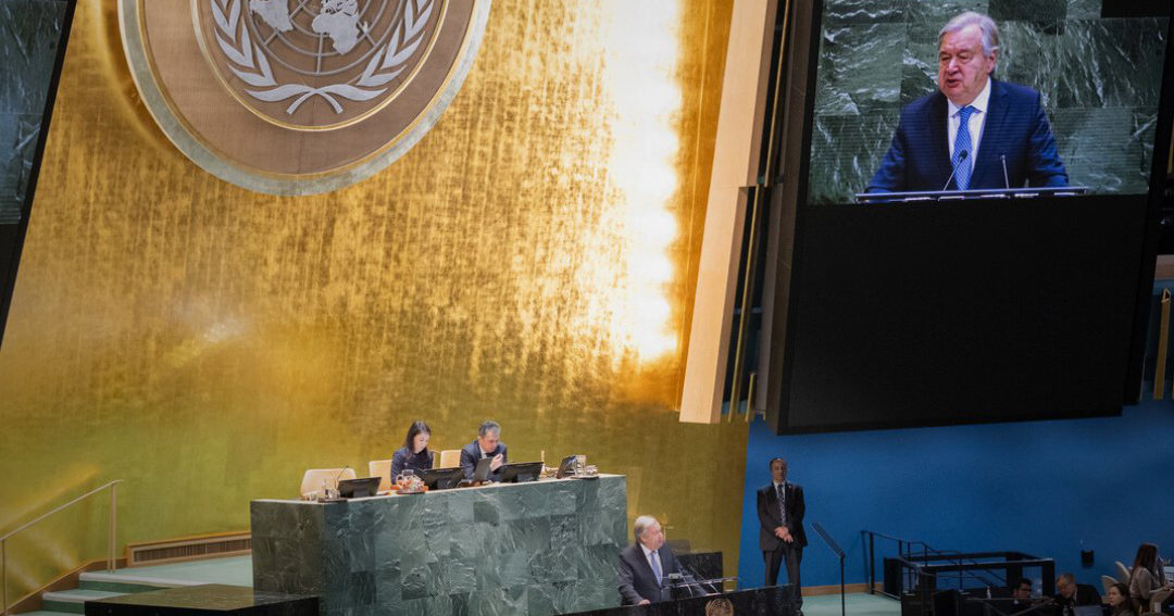 ОБЕДИНЕТИТЕ НАЦИИ СЕ ПРЕД ФИНАНСИСКИ КОЛАПС, ОРГАНИЗАЦИЈАТА МОЖЕ ДА ОСТАНЕ БЕЗ ПАРИ ДО ЈУЛИ, ПРЕДУПРЕДИ ГЕНЕРАЛНИОТ СЕКРЕТАР ГУТЕРЕШ