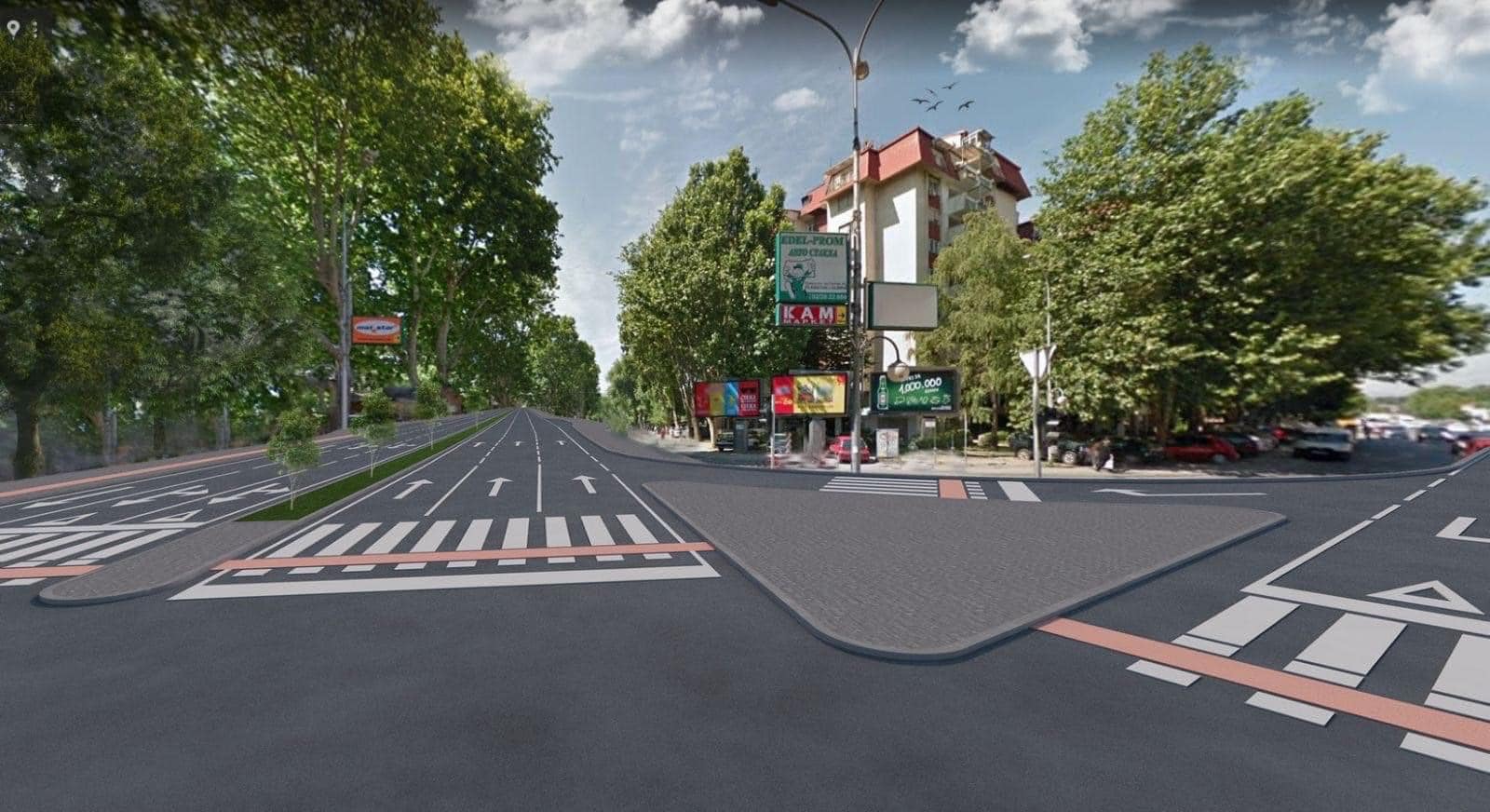 ПРОШИРУВАЊЕТО НА УЛИЦАТА ЦВЕТАН ДИМОВ ЌЕ ЧИНИ 2,5 МИЛИОНИ ЕВРА, ПРЕДВИДУВА ДОГОВОРОТ МЕЃУ ГРАД СКОПЈЕ И ОПШТИНА ЧАИР