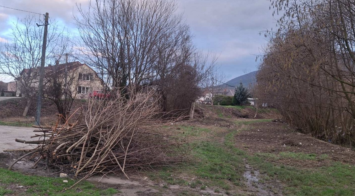 ЖИТЕЛИ НА ХРОМ САМИТЕ ГО ЧИСТАТ КЕЈОТ НА ВАРДАР, СОБИРААТ ГРАНКИ И КОСАТ ТРЕВА