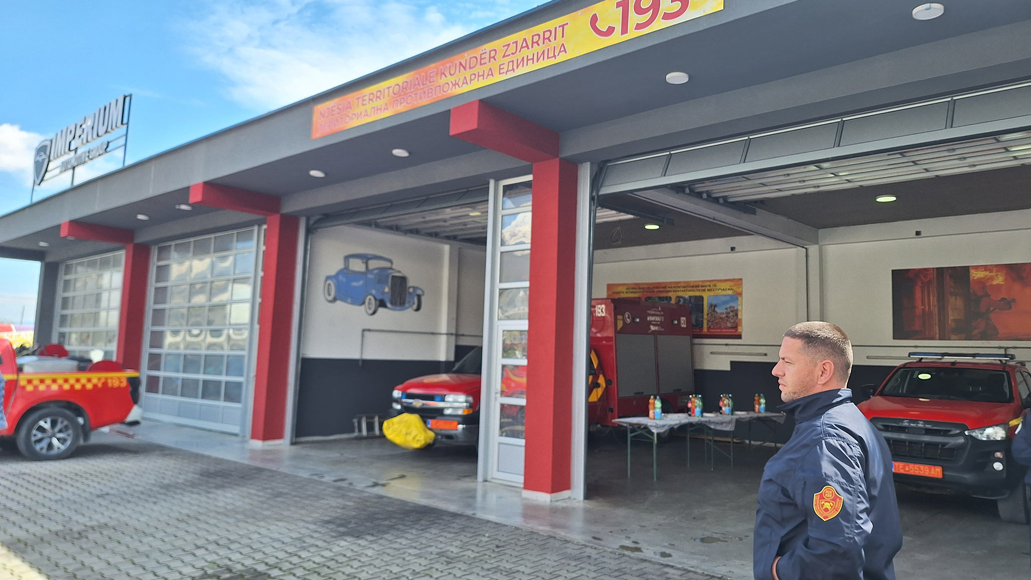 ОТВОРЕНА ПРОТИВПОЖАРНА СТАНИЦА ЗА ОПШТИНИТЕ ТЕАРЦЕ И ЈЕГУНОВЦЕ