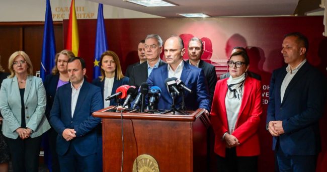 СДСМ ЌЕ СЕ ПОВЛЕЧЕ ОД РАБОТНАТА ГРУПА ЗА ИЗБОРНИОТ ЗАКОН АКО СЕ УКИНЕ ТЕХНИЧКАТА ВЛАДА, НАЈАВИ ФИЛИПЧЕ