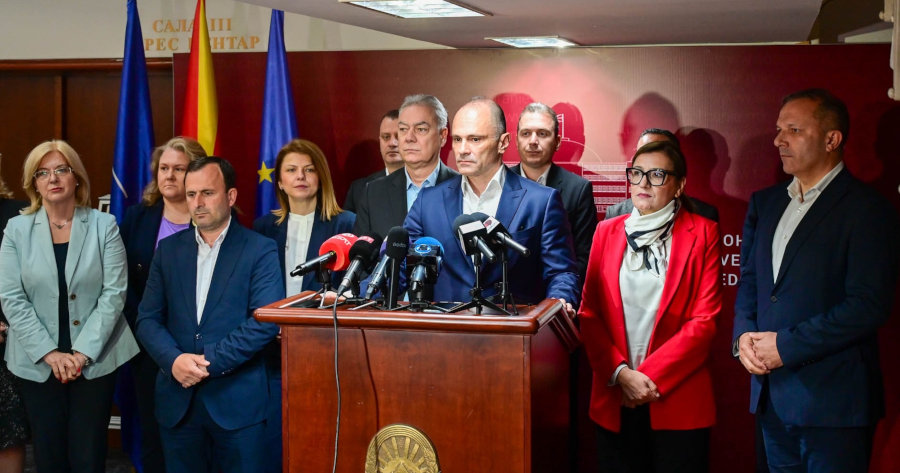 СДСМ ЌЕ СЕ ПОВЛЕЧЕ ОД РАБОТНАТА ГРУПА ЗА ИЗБОРНИОТ ЗАКОН АКО СЕ УКИНЕ ТЕХНИЧКАТА ВЛАДА, НАЈАВИ ФИЛИПЧЕ