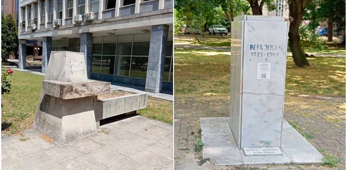 СОЈУЗОТ НА БОРЦИ БАРА ГРАДОНАЧАЛНИЦИТЕ НА СКОПЈЕ И ЦЕНТАР ЃОРЃИЕВСКИ И ГЕРАСИМОВСКИ ДА ГИ ОБНОВАТ ОШТЕТЕНИТЕ И УКРАДЕНИ БИСТИ НА НАРОДНИТЕ ХЕРОИ