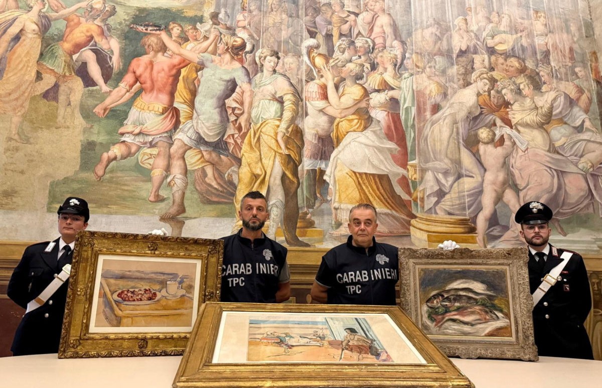 ИТАЛИЈАНСКАТА ПОЛИЦИЈА ГИ НАЈДЕ УКРАДЕНИТЕ ДЕЛА ОД РЕНОАР, СЕЗАН И МАТИС ВРЕДНИ 29 МИЛИОНИ ЕВРА ВО КУЌАТА НА ЕДЕН ОД КРАДЦИТЕ ИТАЛИЈАНСКАТА ПОЛИЦИЈА ГИ НАЈДЕ УКРАДЕНИТЕ ДЕЛА ОД РЕНОАР, СЕЗАН И МАТИС ВРЕДНИ 29 МИЛИОНИ ЕВРА ВО КУЌАТА НА ЕДЕН ОД КРАДЦИТЕ