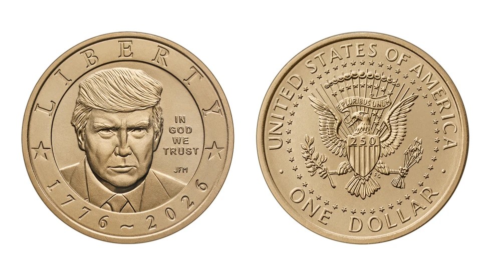 ЛИКОТ НА ТРАМП СЕ НАЈДЕ НА НОВАТА МОНЕТА ОД ЕДЕН ДОЛАР